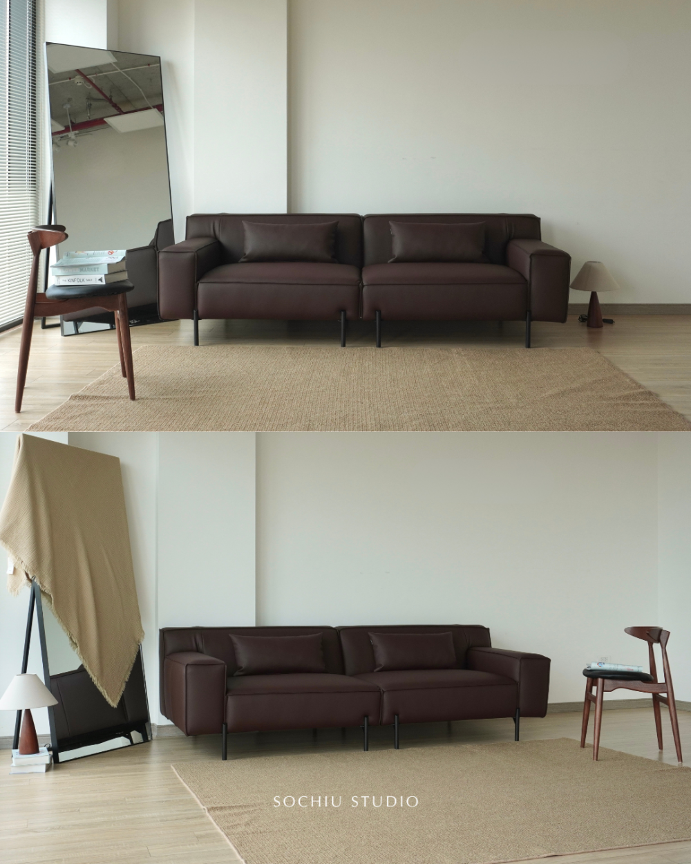 Maison Sofa 3 Seater High Leg – sofa Sochiu Studio