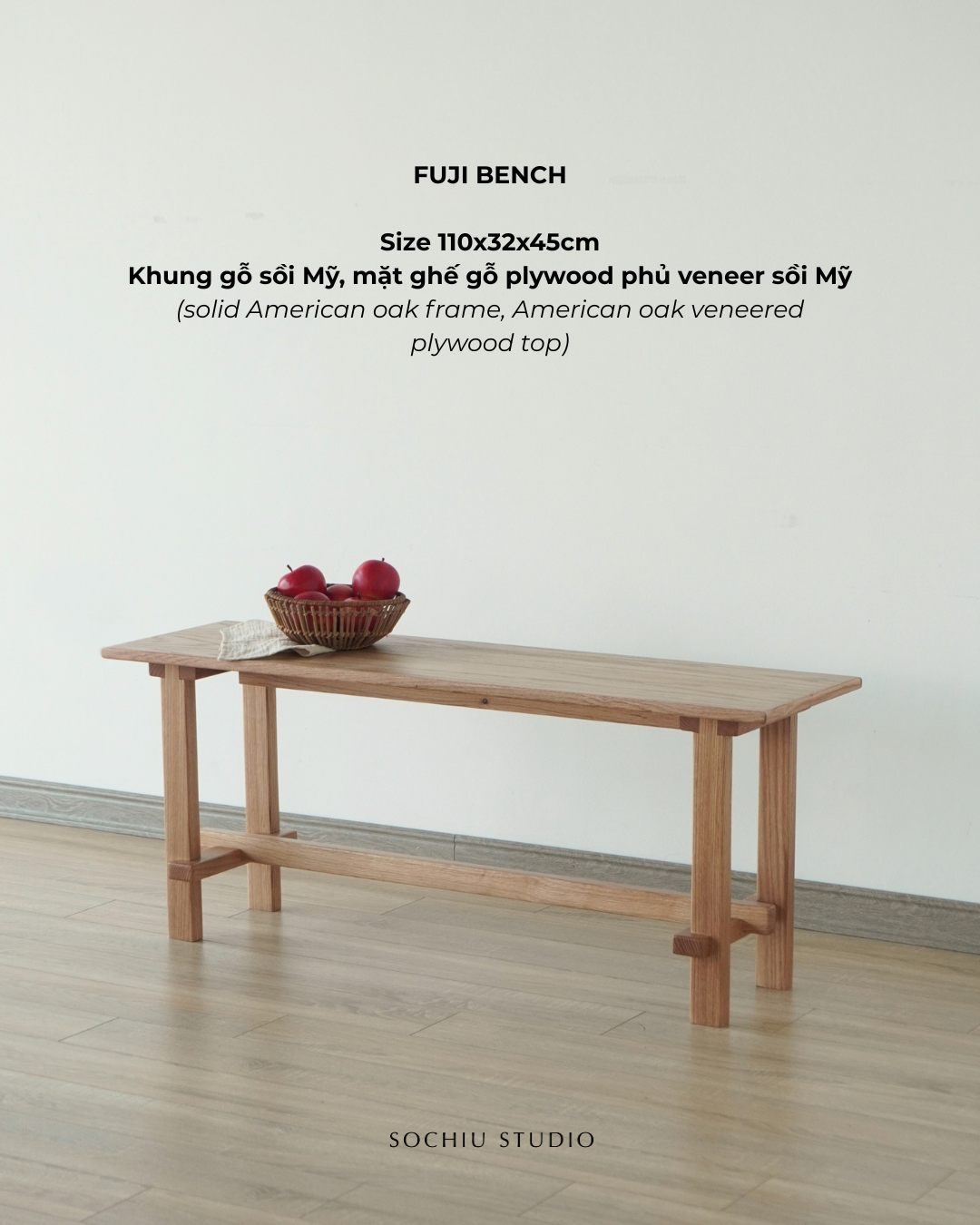 Fuji Dining Table – bàn ăn Sochiu Studio