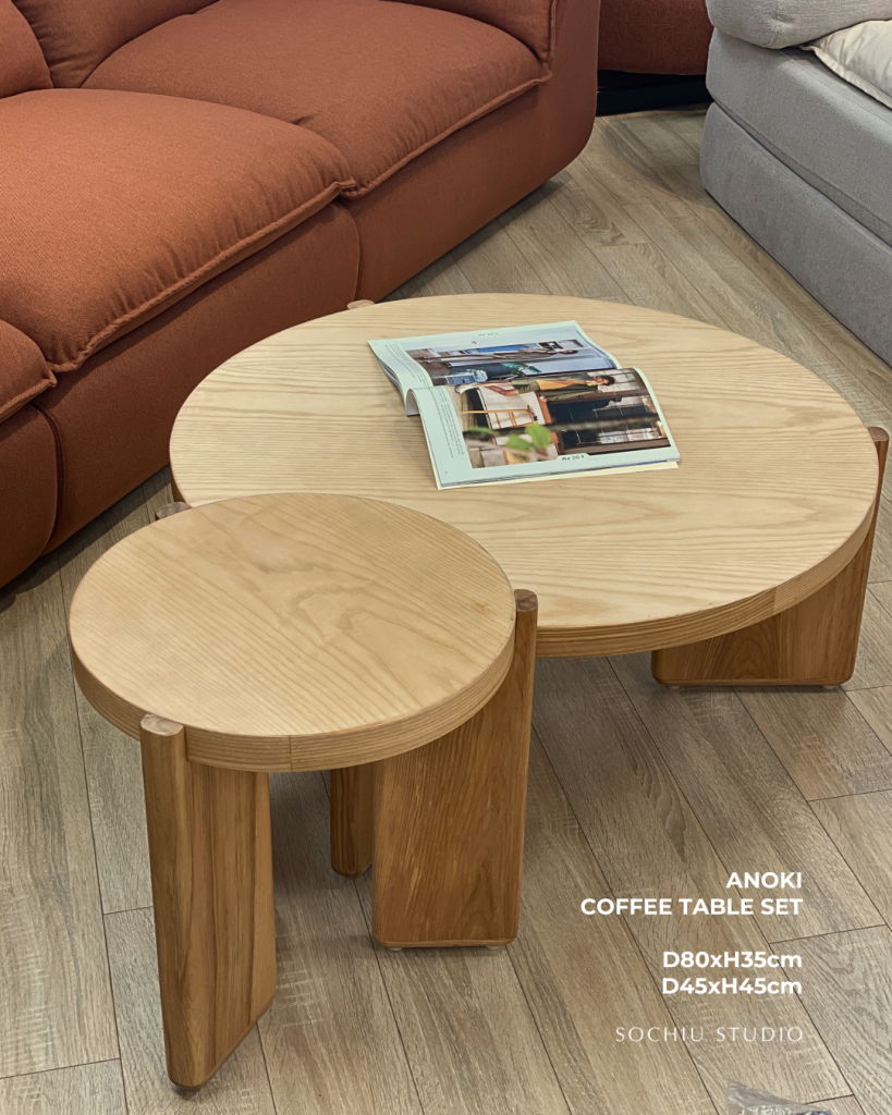 Anoki Coffee Table – bàn trà Sochiu Studio