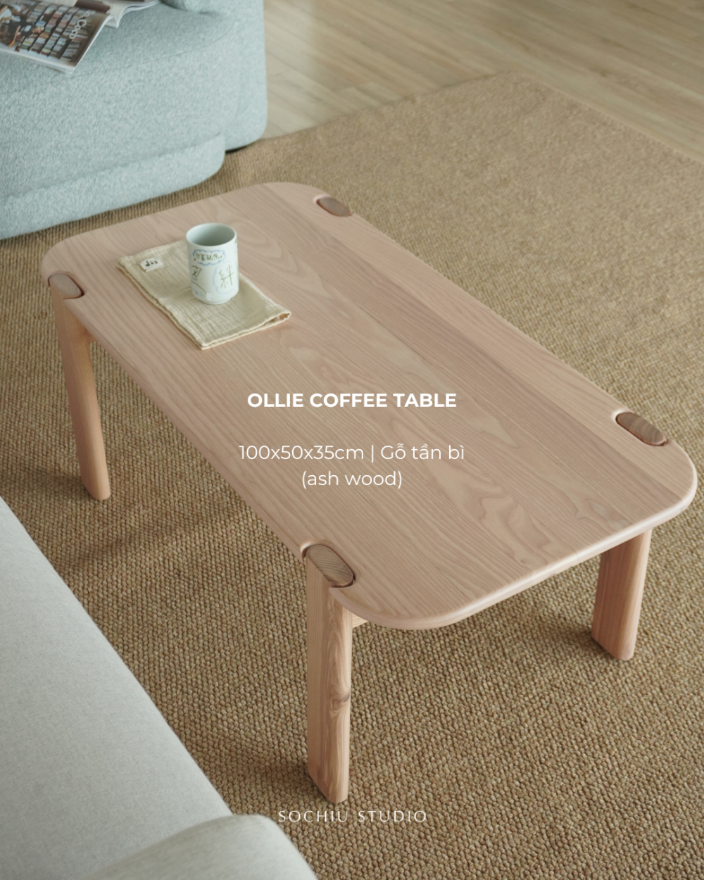 Ollie Coffee Table – bàn trà Sochiu Studio