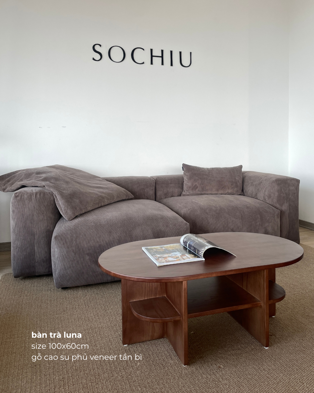 Luna Coffee Table – bàn trà Sochiu Studio