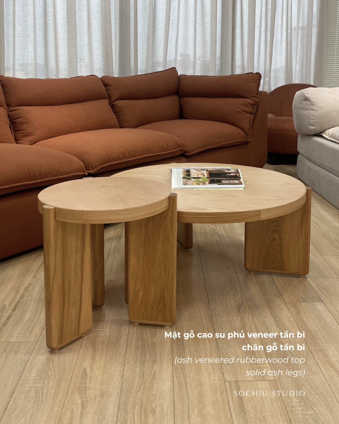 Anoki Coffee Table – bàn trà Sochiu Studio