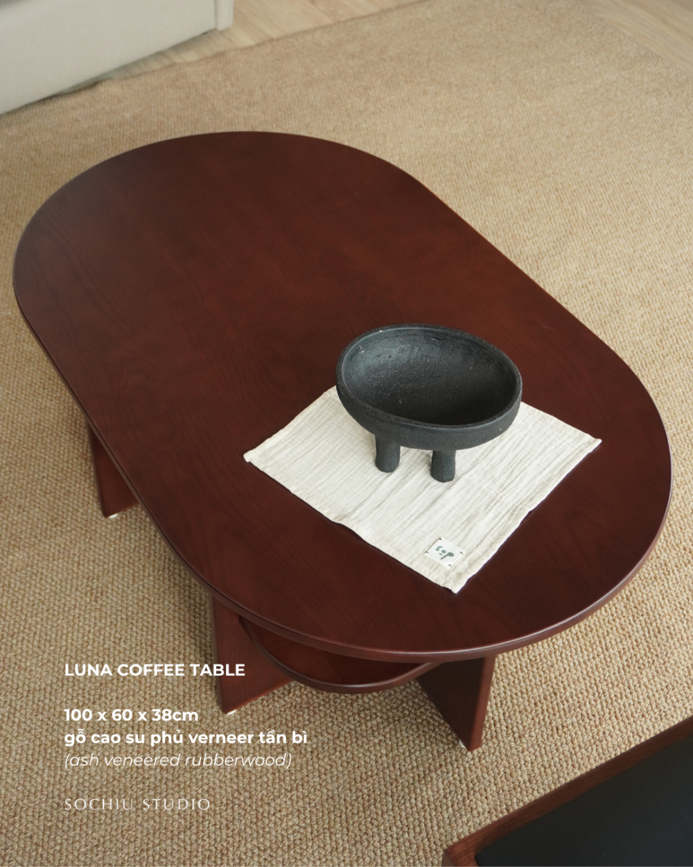 Luna Coffee Table – bàn trà Sochiu Studio