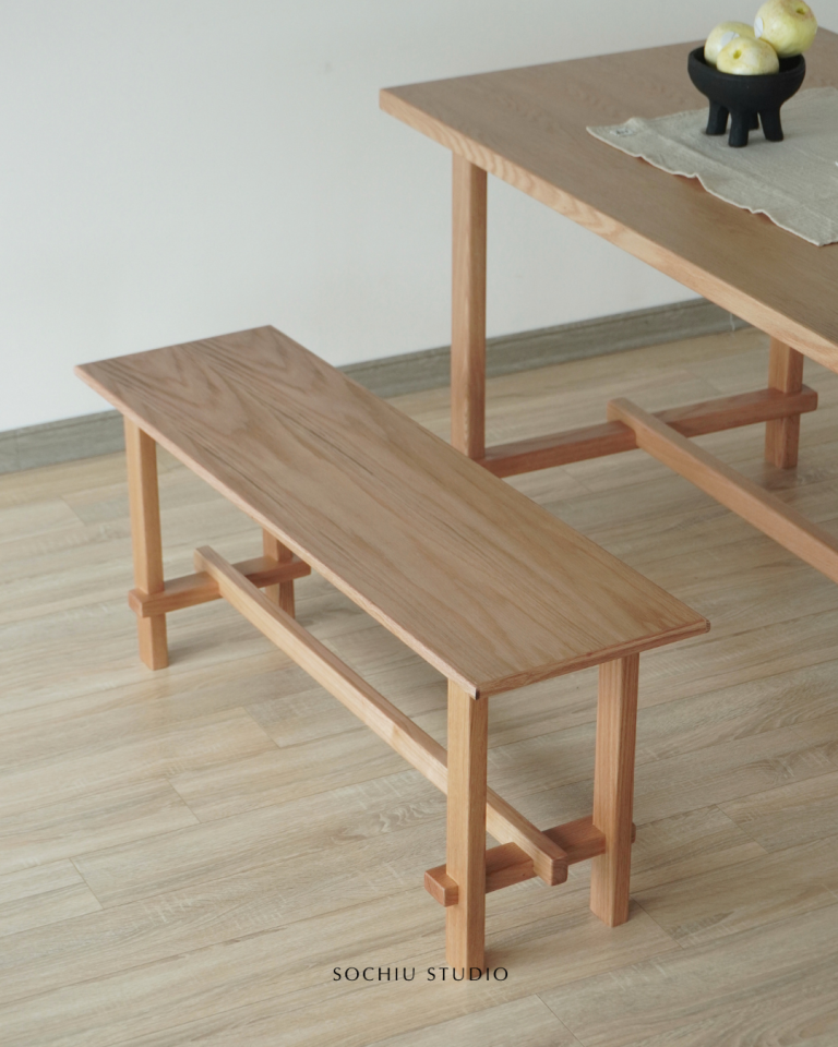 Fuji Bench 1100 – ghế gỗ Sochiu Studio