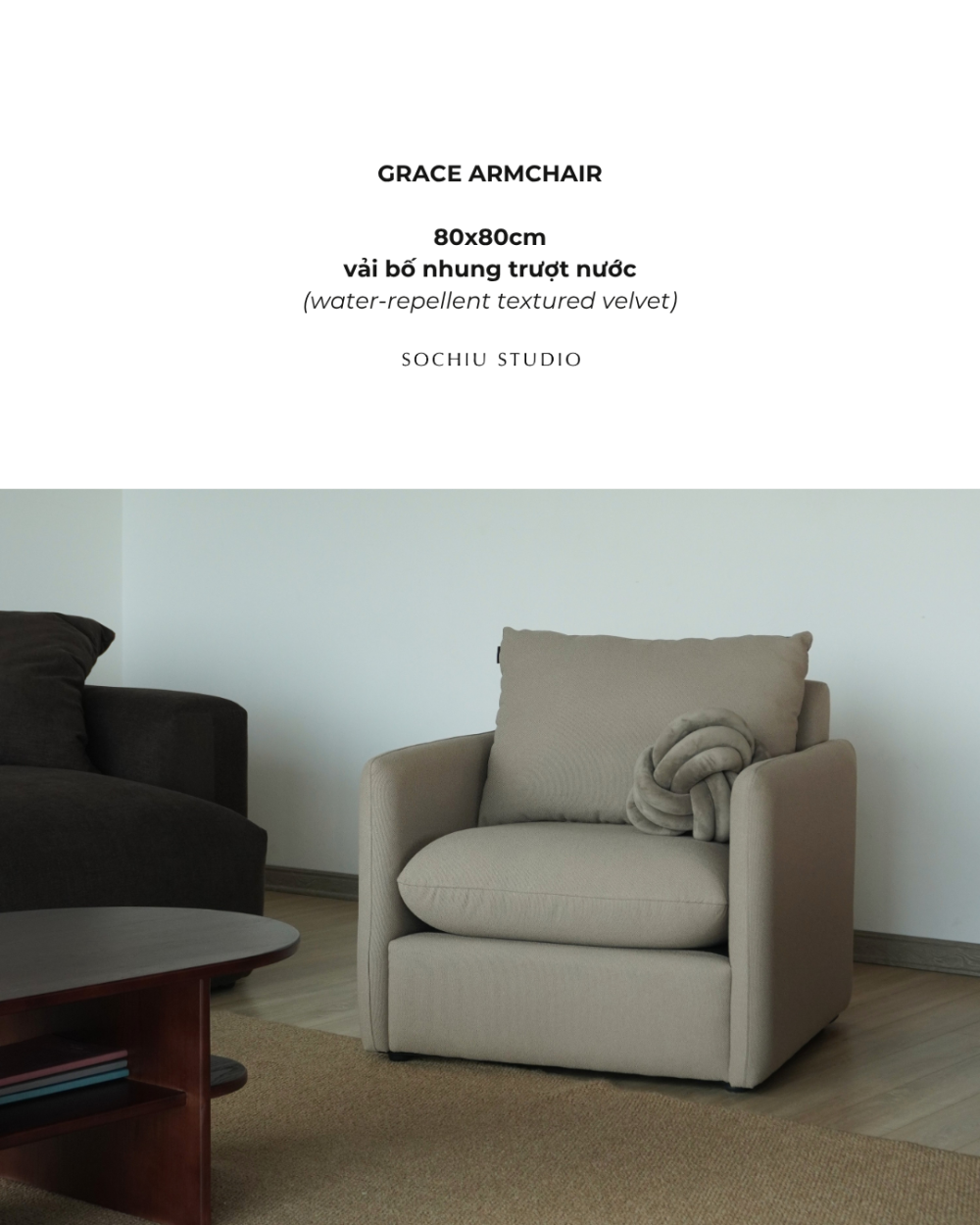 Grace Armchair – sofa Sochiu Studio