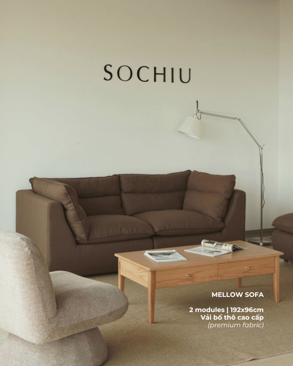 Louis Coffee Table – bàn trà Sochiu Studio