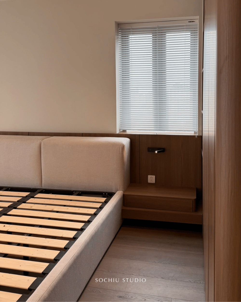Sochiu Bed – upholstered bed by Sochiu Studio