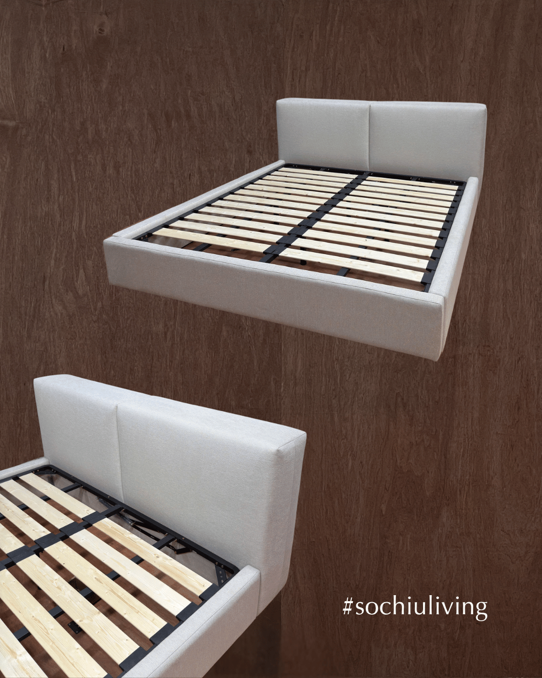 Sochiu Bed – giường bọc vải Sochiu Studio